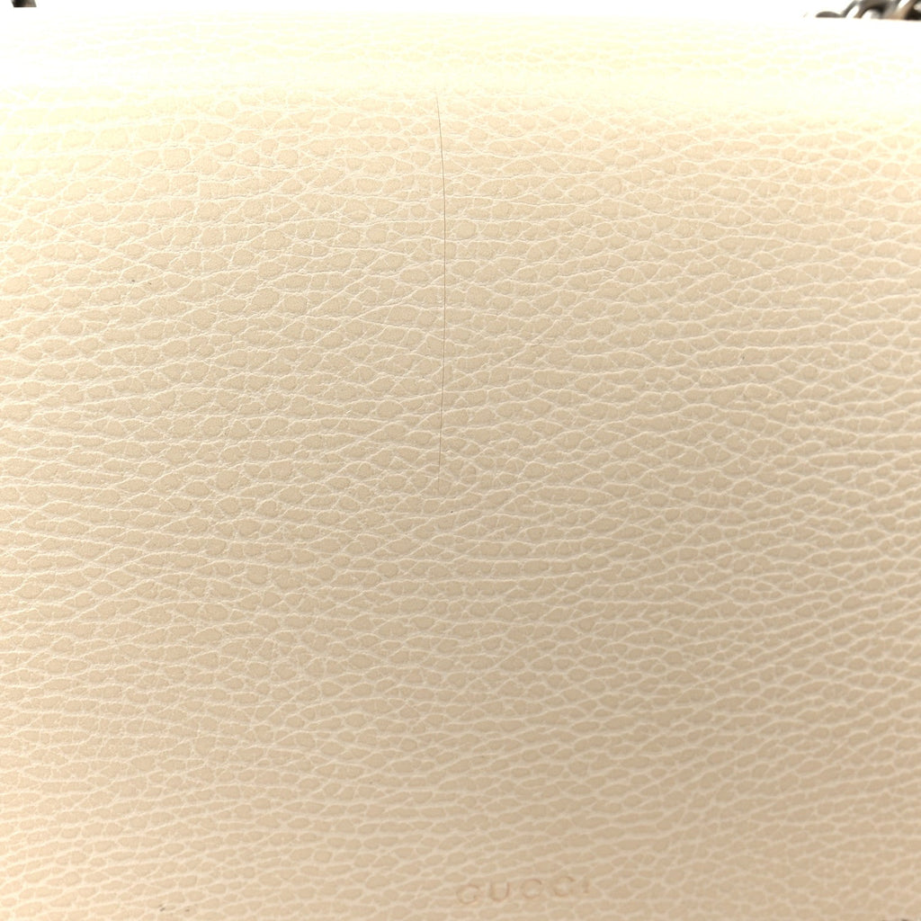 Gucci Dollar Calfskin Crystal Small Dionysus Shoulder Bag Mystic White