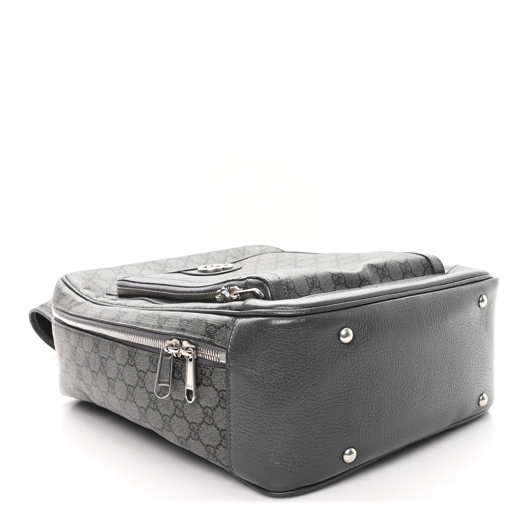 Gucci GG Supreme Monogram Ophidia Backpack  Grey