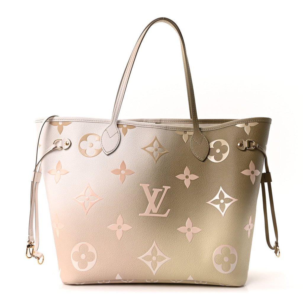 Louis Vuitton Monogram Giant Spring In The City Neverfull MM Sunset Kaki