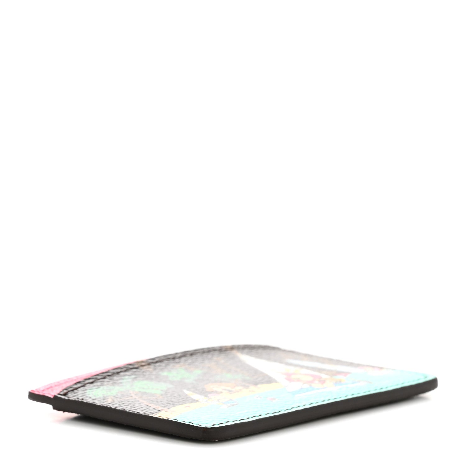 Louis Vuitton Monogram 2023 Vivienne Beach Cardholder Dragon Fruit Pink