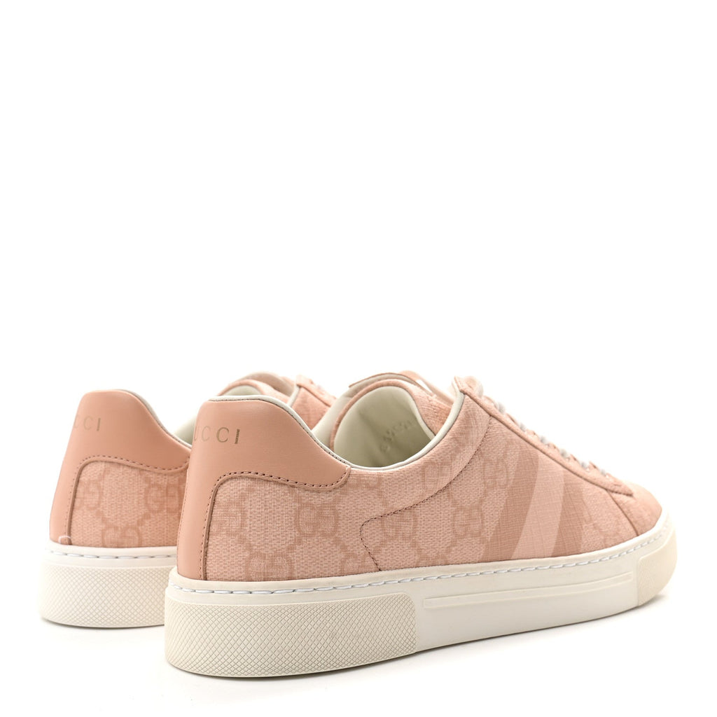 Gucci GG Supreme Tonal Web Womens New Ace Sneakers 35.5 Pink
