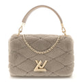 Louis Vuitton Shearling Malletage Top Handle GO-14 PM Grey