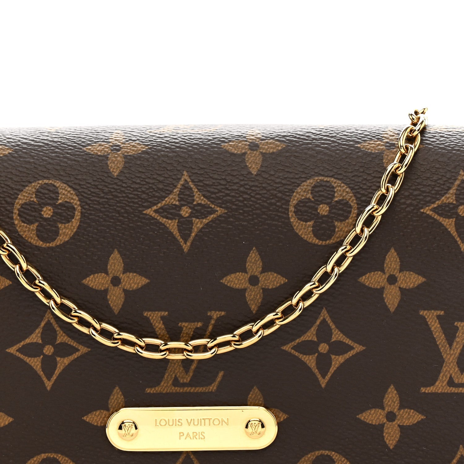 Louis Vuitton Monogram Lily Wallet On Chain