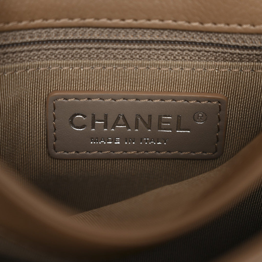 Chanel Caviar Quilted Mini All About Flap Bag Brown