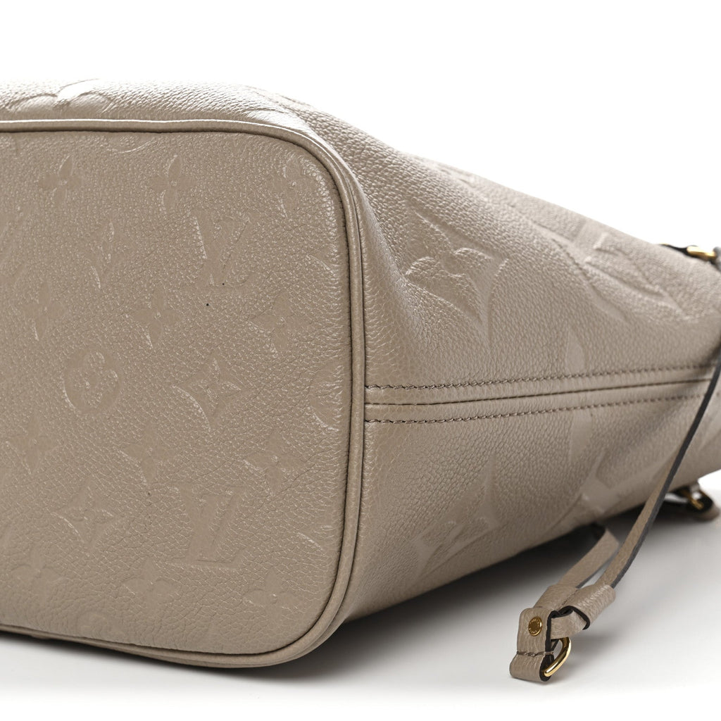 Louis Vuitton Empreinte Monogram Giant Neverfull MM  Tourterelle