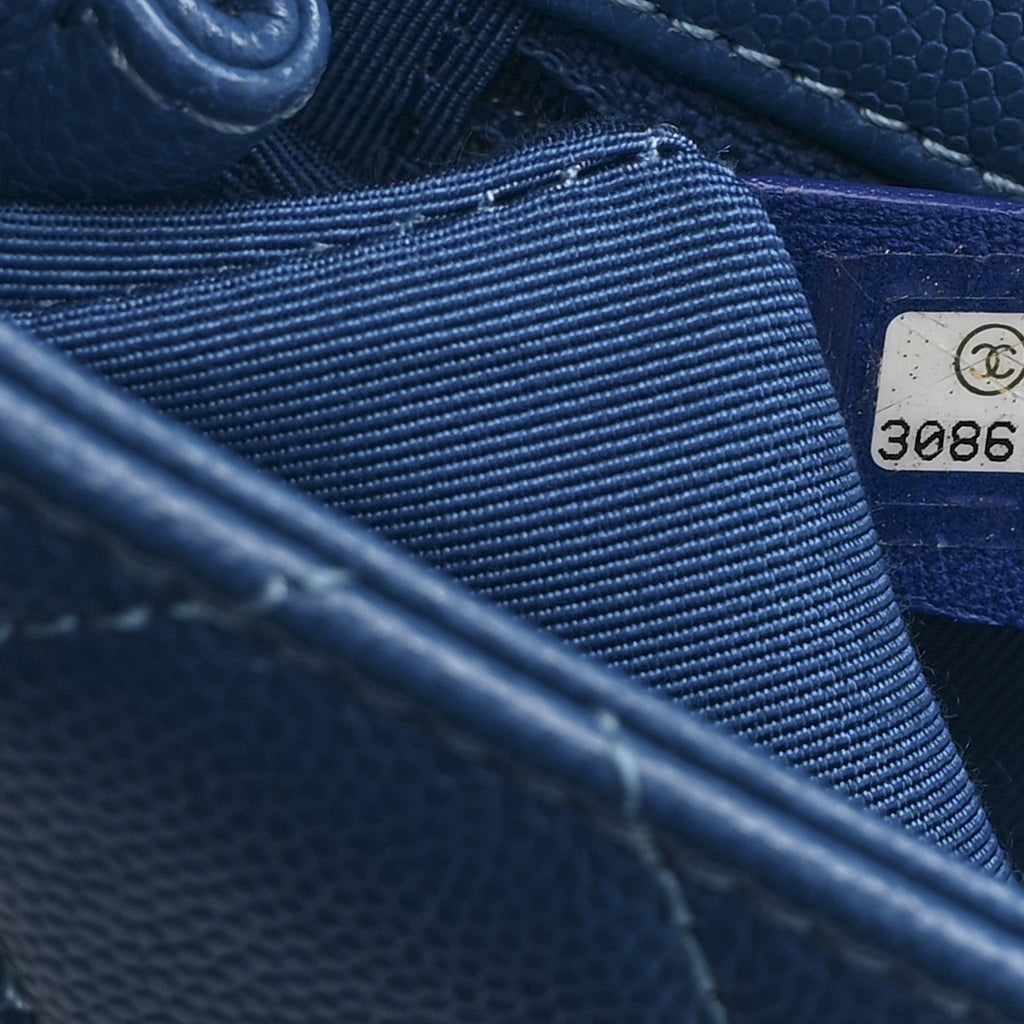 Chanel Caviar Quilted My Everything Small Flap Blue