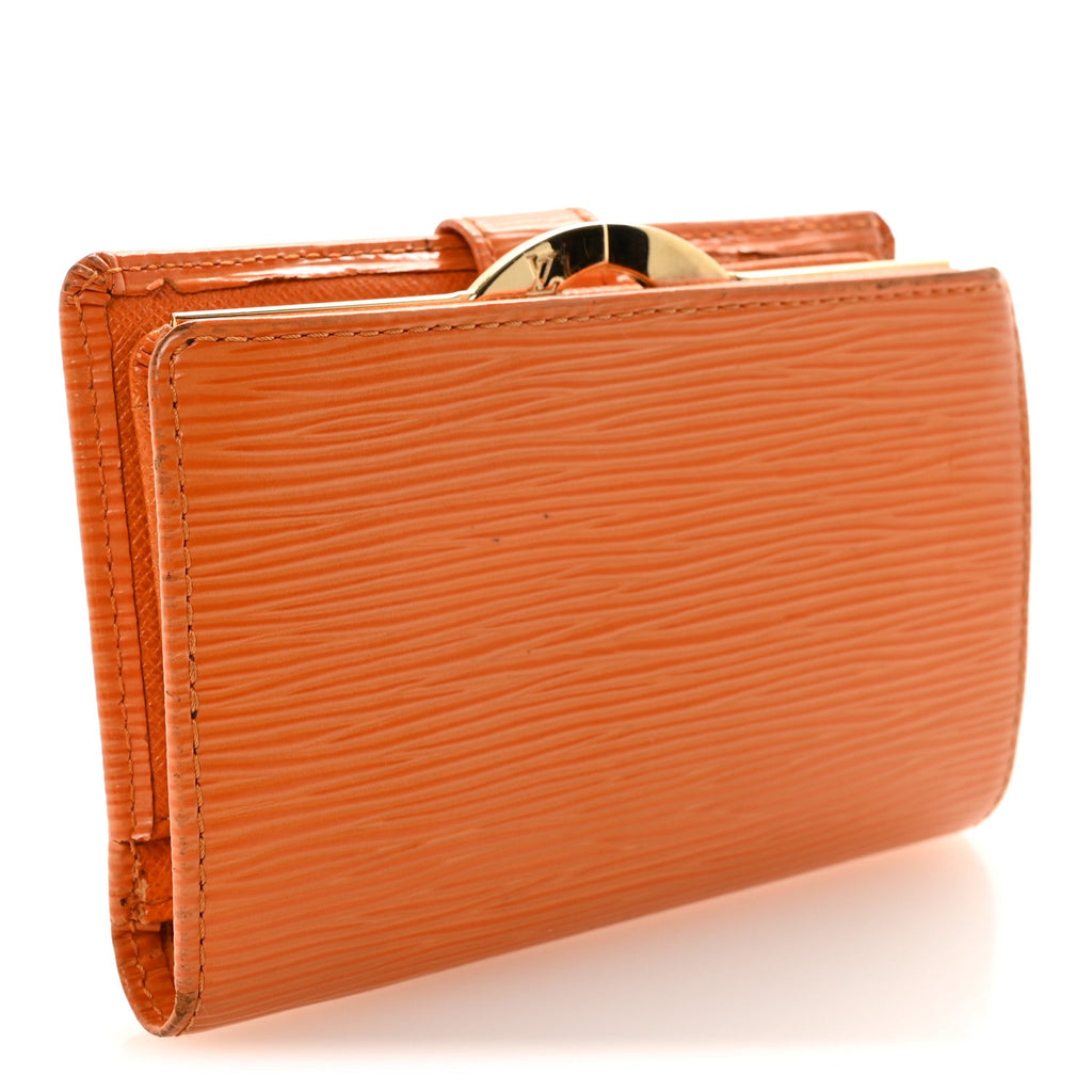 Louis Vuitton Epi French Purse Wallet Mandarin