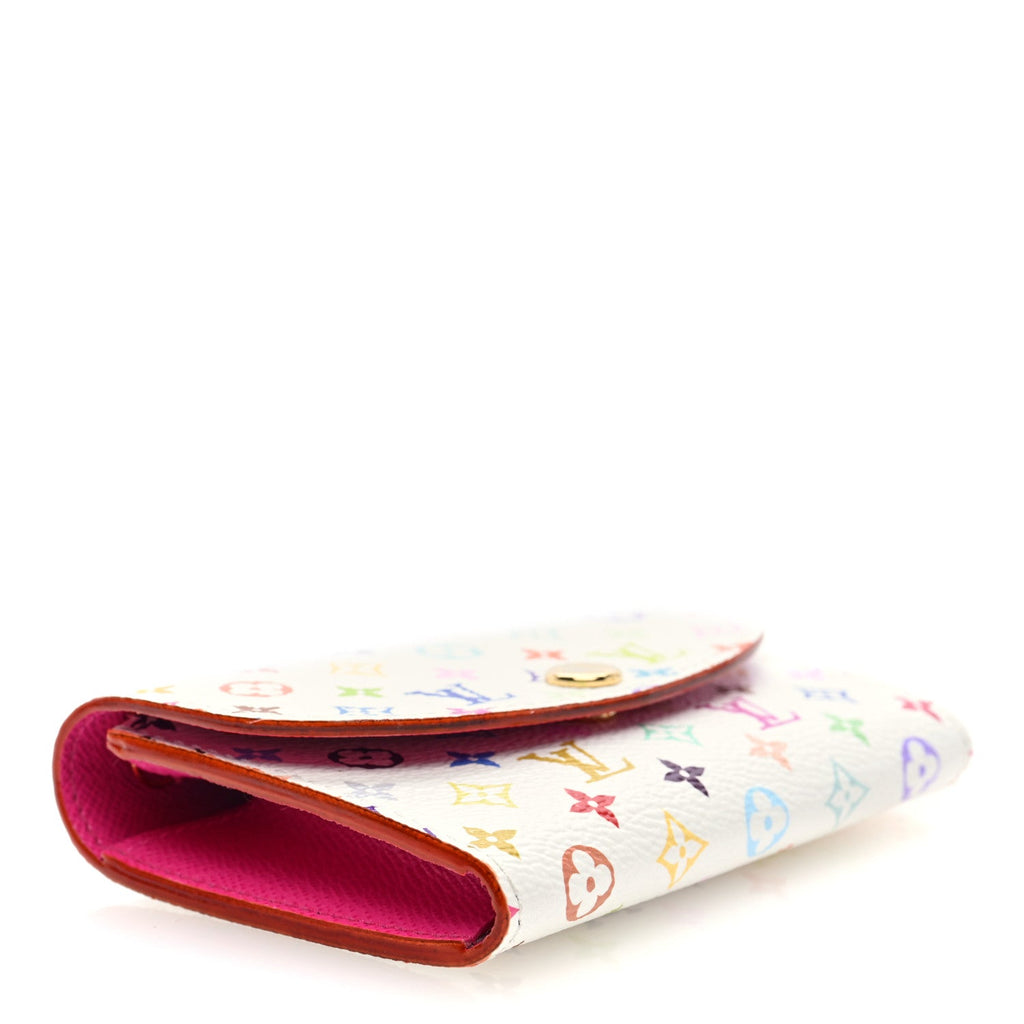 Louis Vuitton LV X TM Monogram Multicolor Rosalie Coin Purse White Kawaii Pink