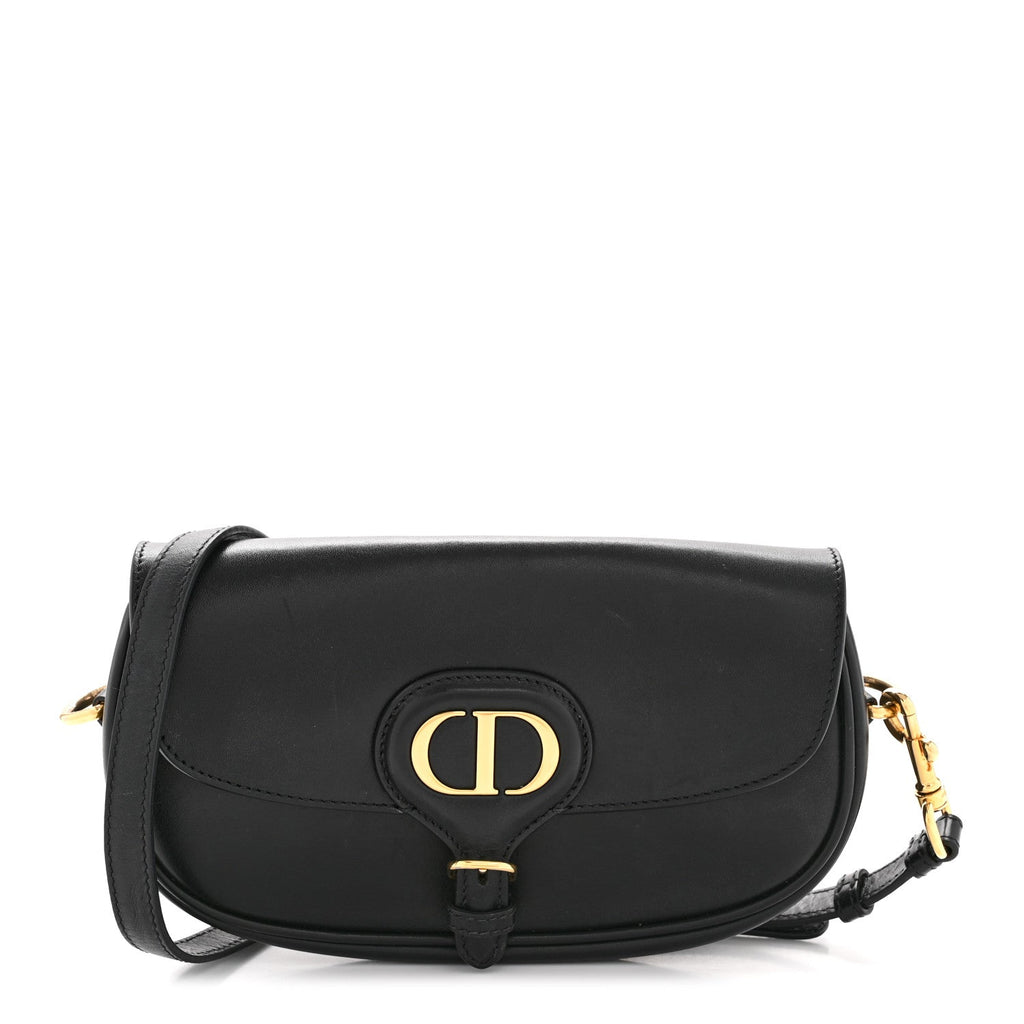 Christian Dior Box Calfskin East West Bobby Bag Black