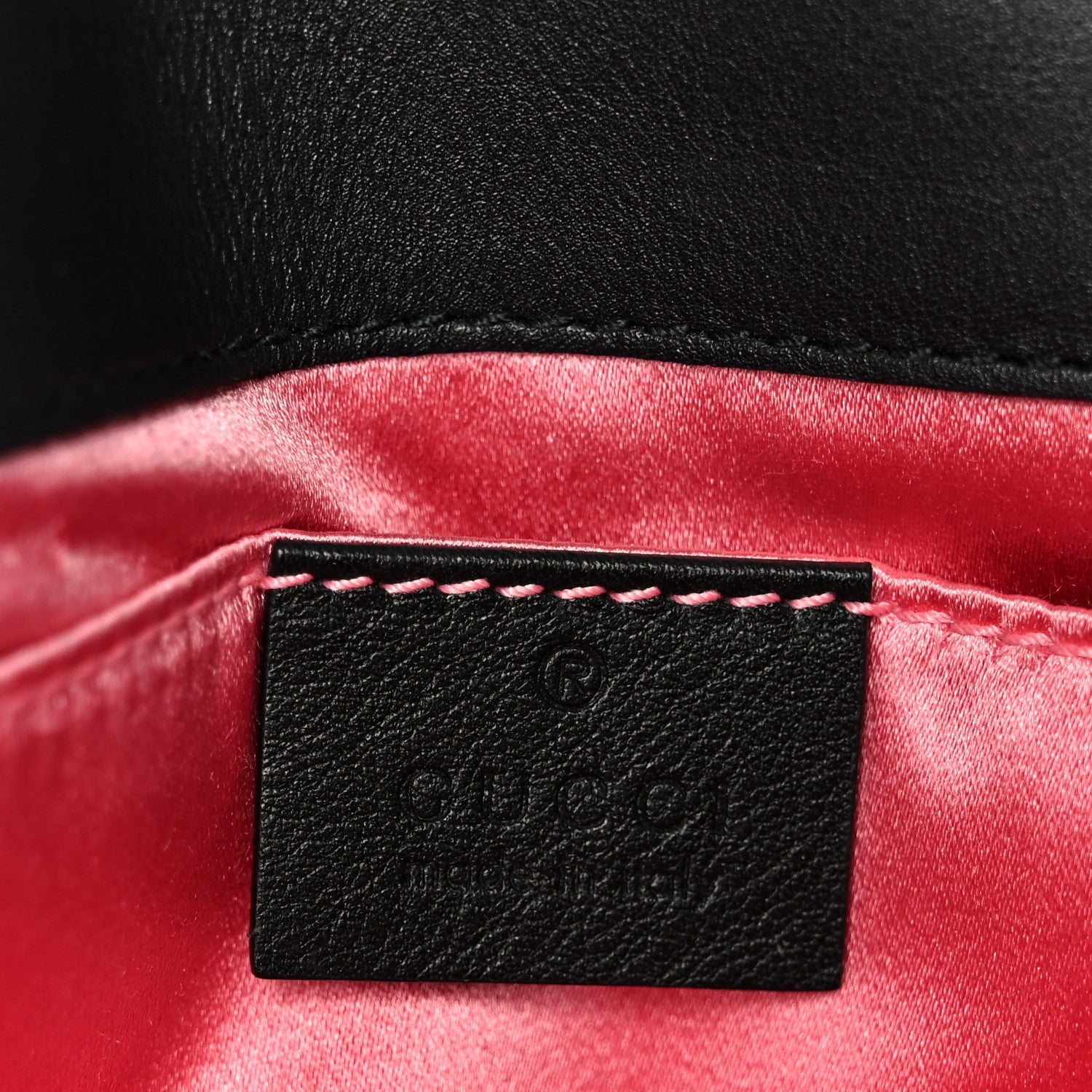 Gucci Velvet Matelasse Mini GG Marmont Shoulder Bag  Black