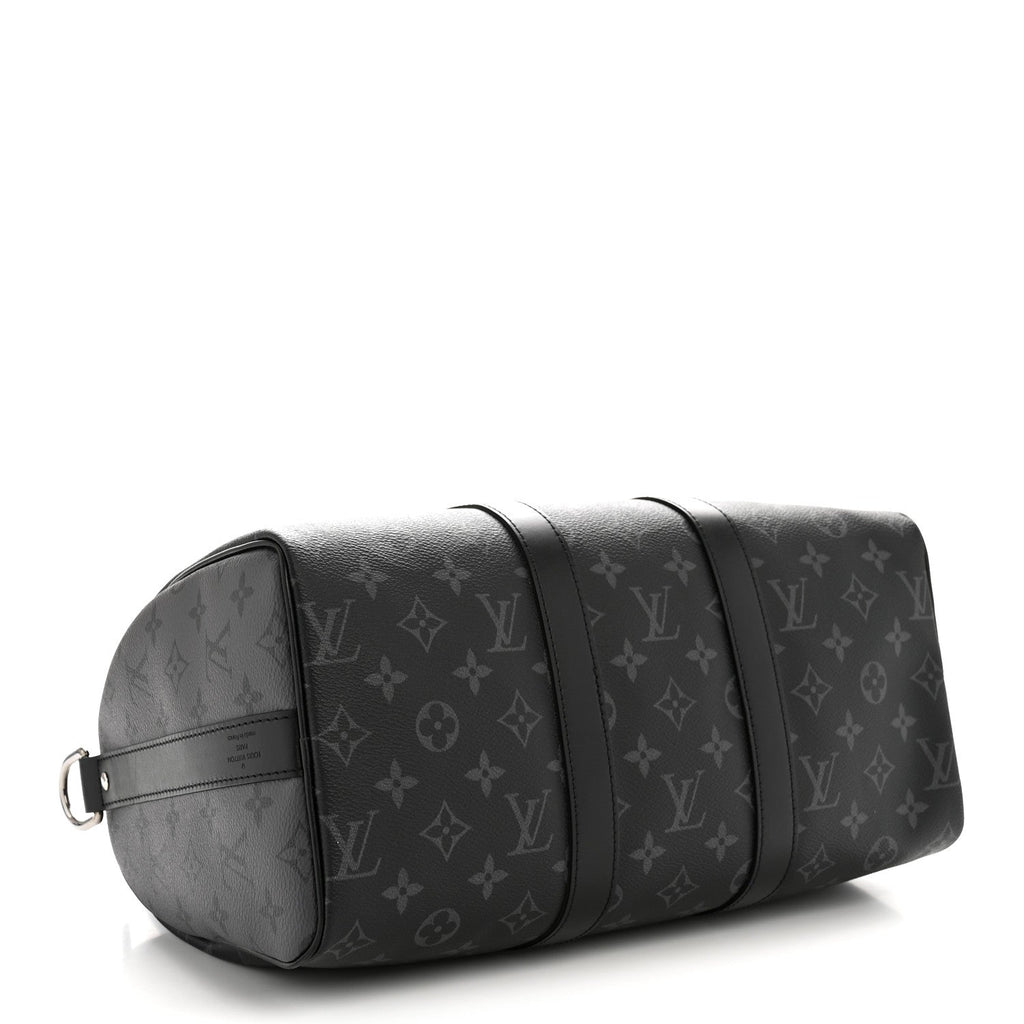 Louis Vuitton Monogram Eclipse Reverse Keepall Bandouliere 35