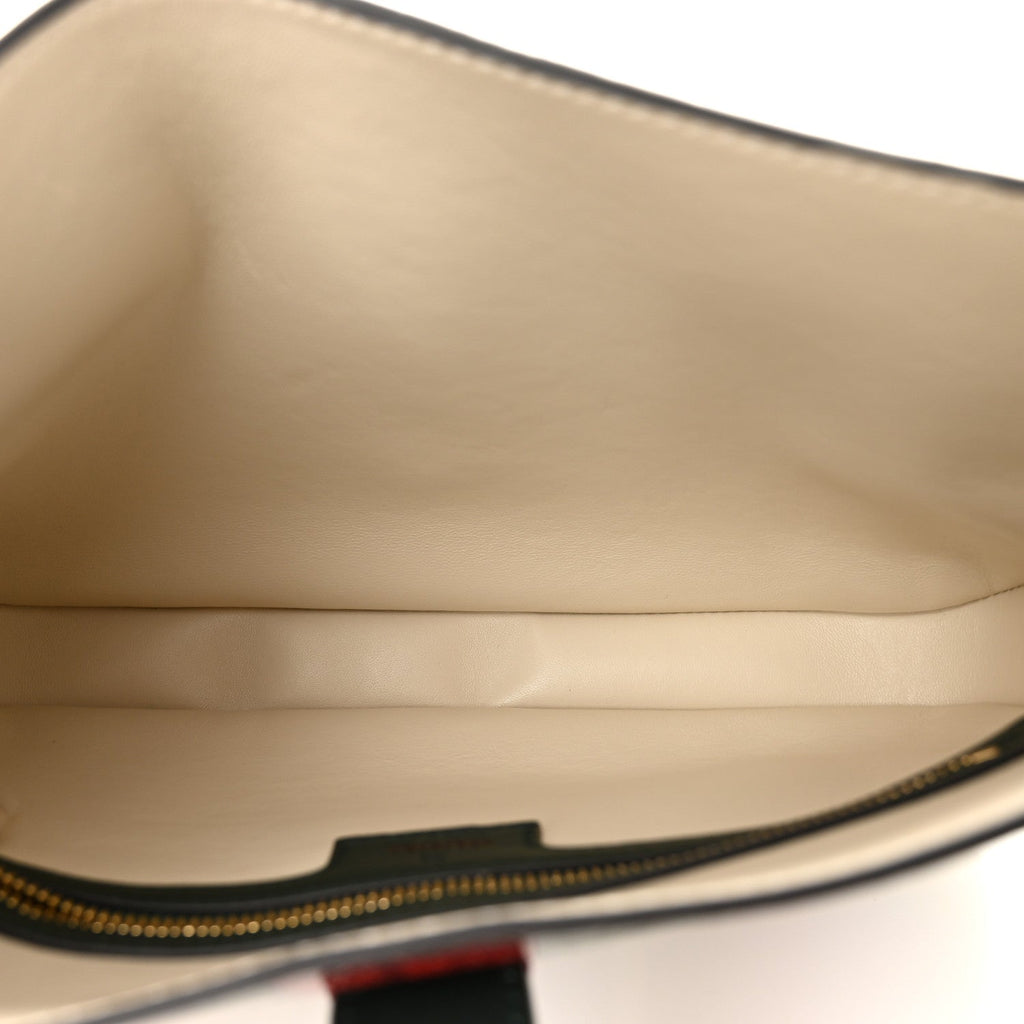 Gucci Snakeskin Web Small Jackie 1961 Hobo Green
