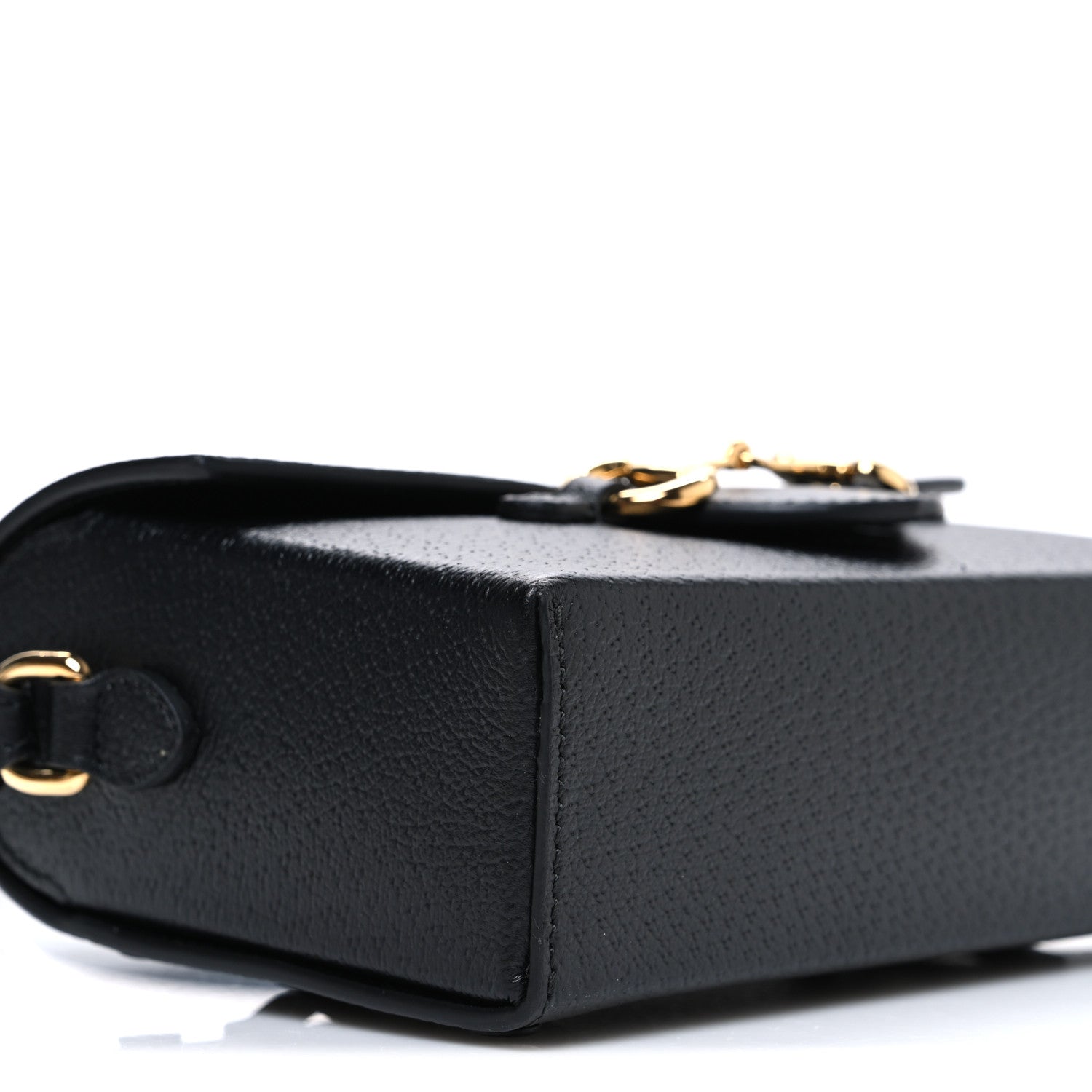 Gucci Calfskin Horsebit 1955 Shoulder Bag Black