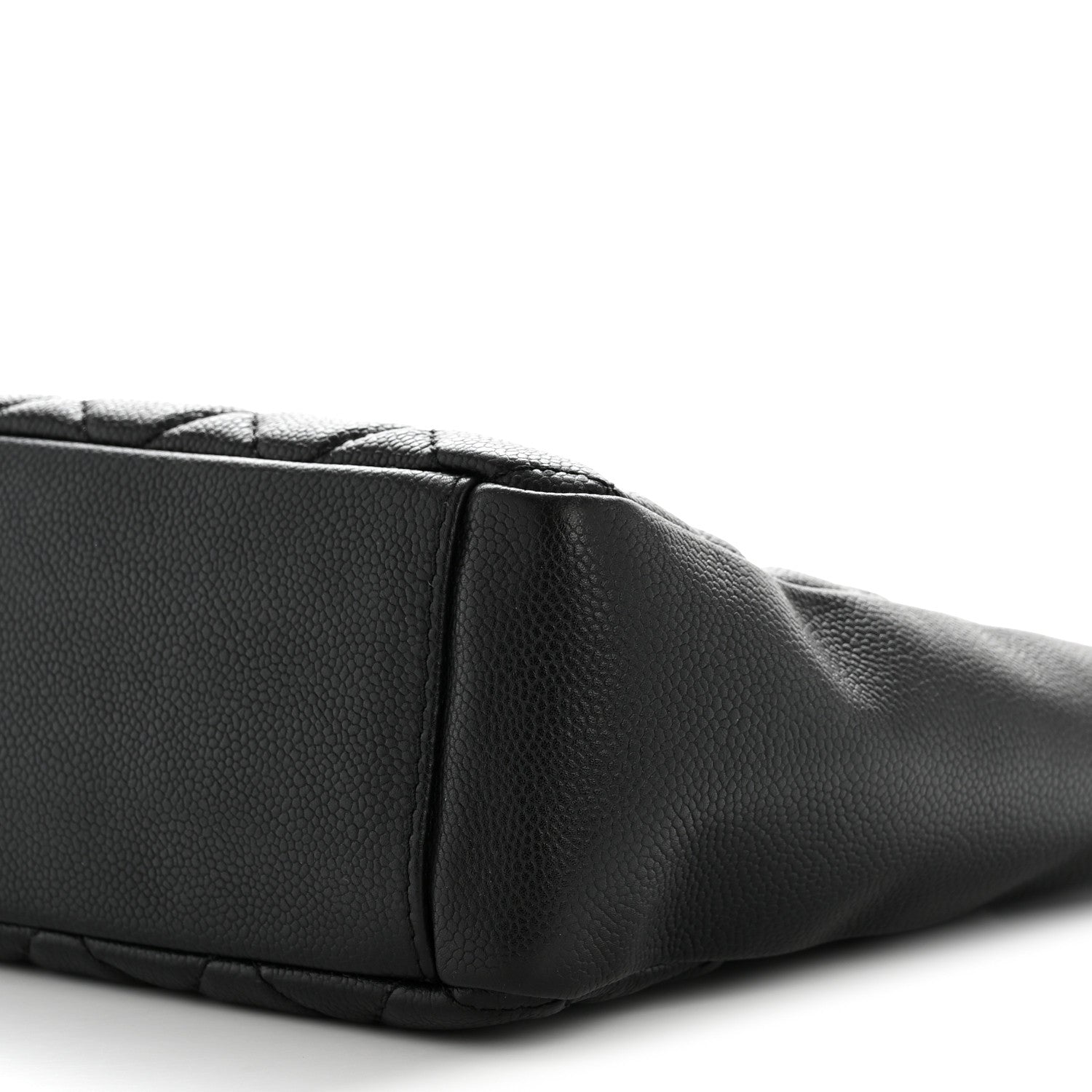 Chanel Caviar Quilted Petit Shopping Tote PST Black