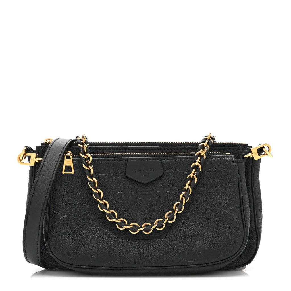 Louis Vuitton Empreinte Monogram Giant Multi Pochette Accessories Black