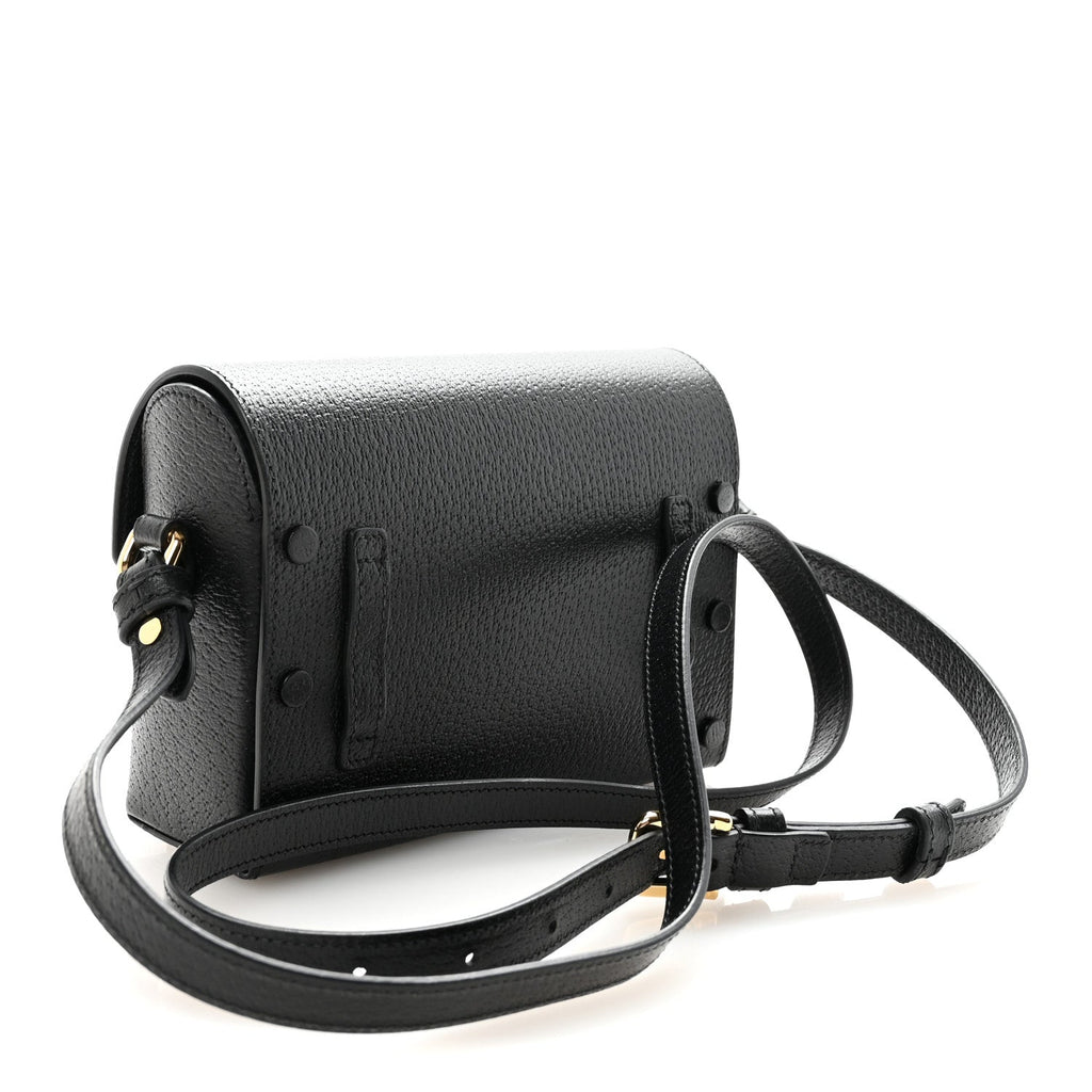 Gucci Calfskin Horsebit 1955 Shoulder Bag Black