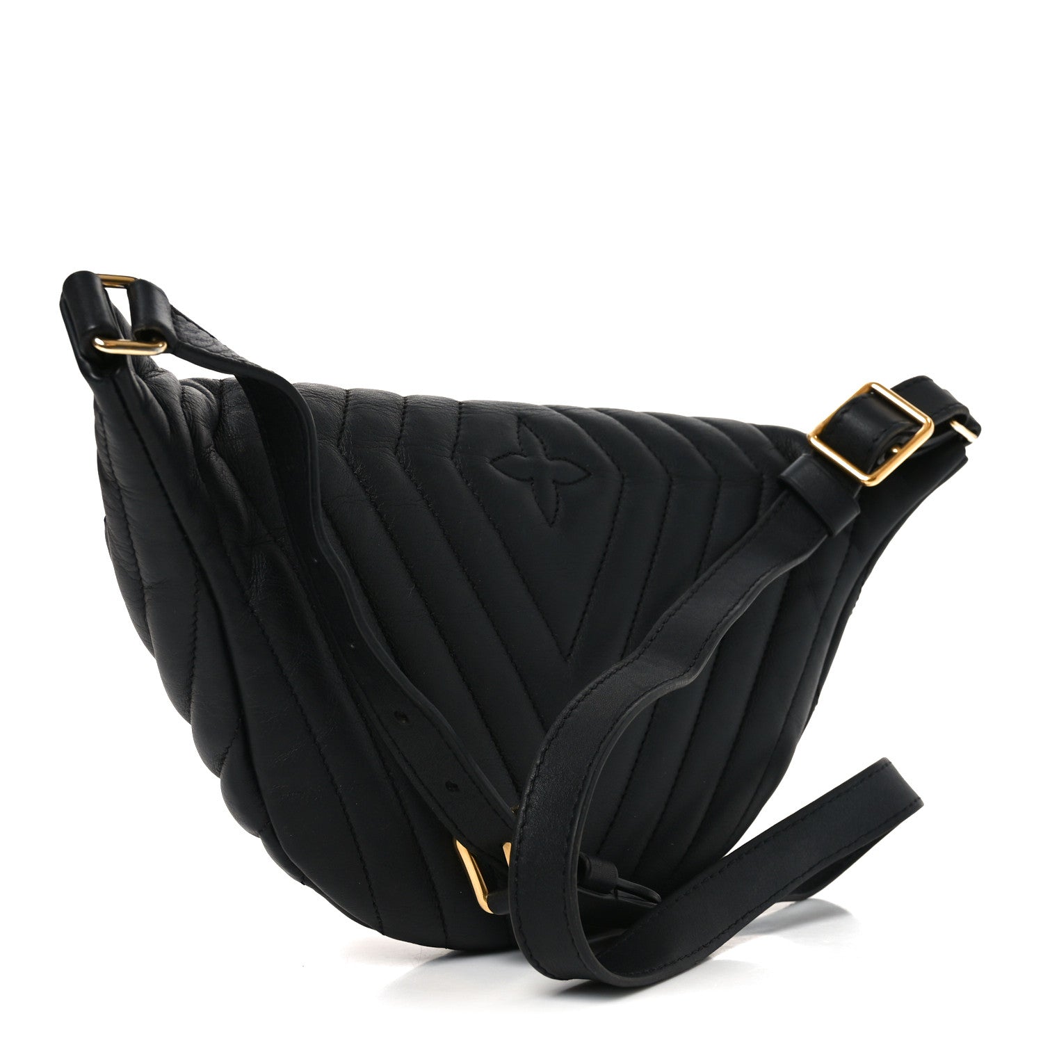 Louis Vuitton Monogram New Wave Bumbag Black