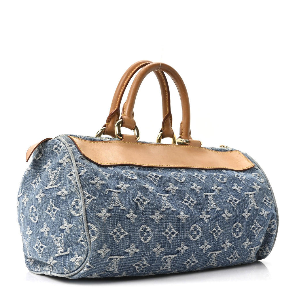 Louis Vuitton Monogram Denim Neo Speedy Blue