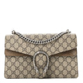 Gucci GG Supreme Monogram Small Dionysus Shoulder Bag Taupe