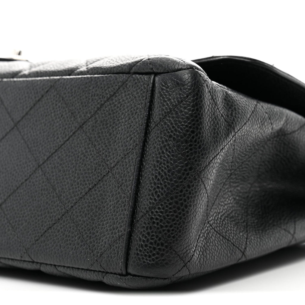 Chanel Caviar Quilted Maxi Double Flap Black