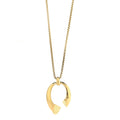 Louis Vuitton Metal Nanogram Sweet Dreams Horseshoe Necklace Gold