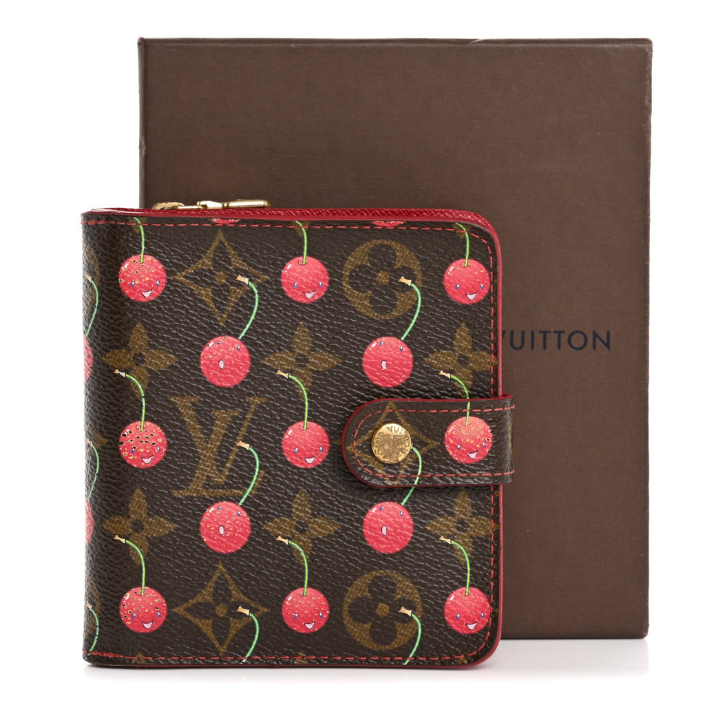 Louis Vuitton Monogram Cerises Compact Zippe Wallet