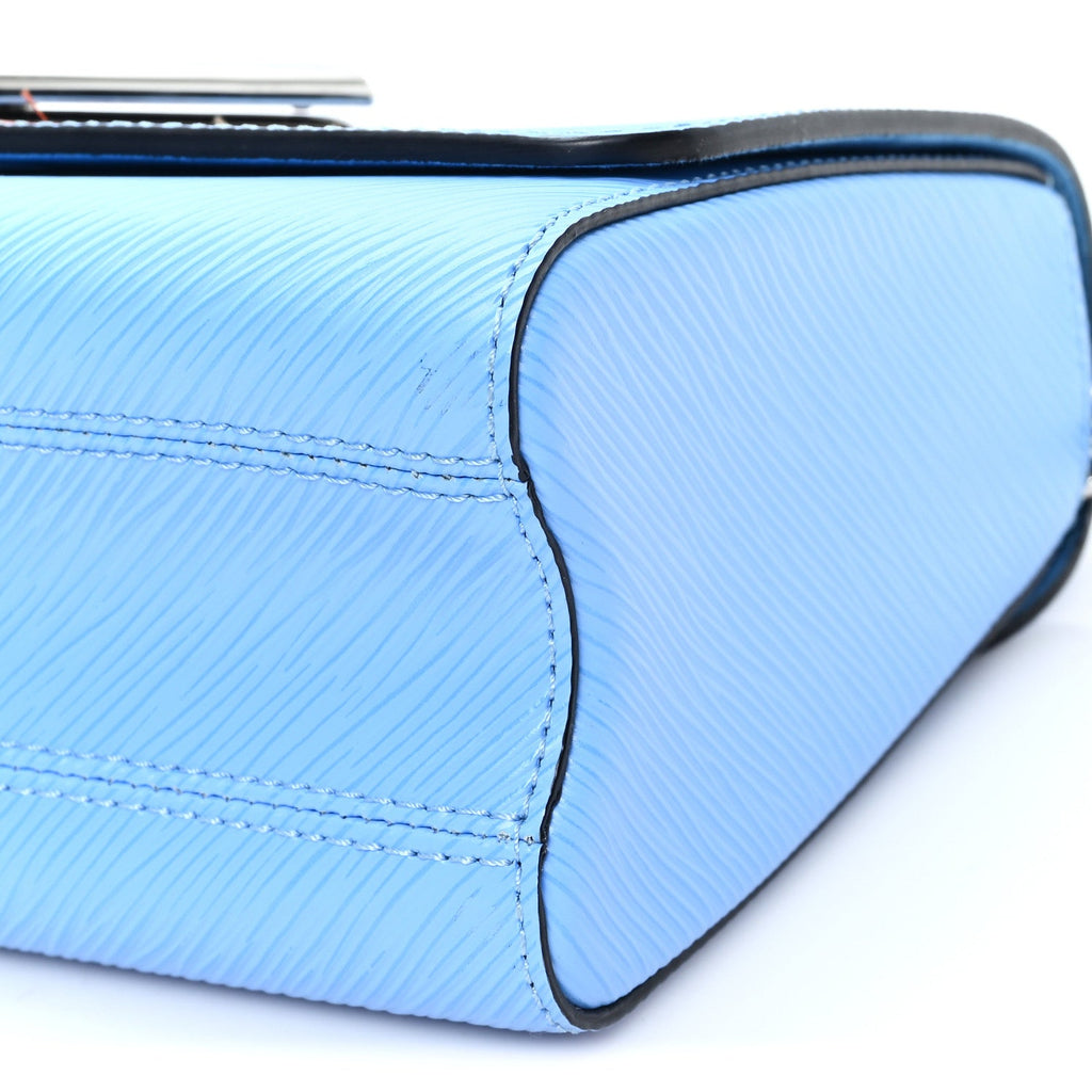 Louis Vuitton Epi Tropical Birds Twist Shoulder Bag MM Bleuet