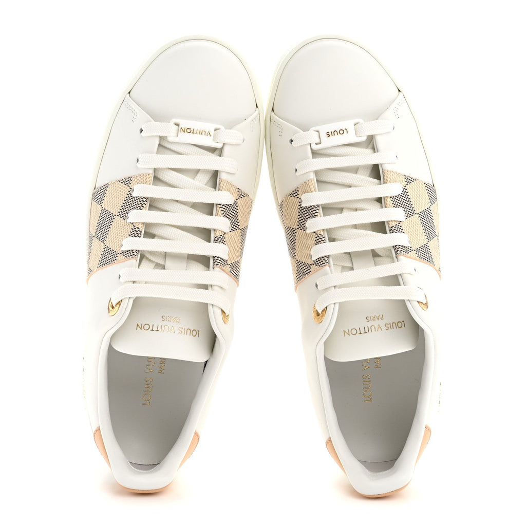 Louis Vuitton Damier Azur Front Row Sneaker 36 White