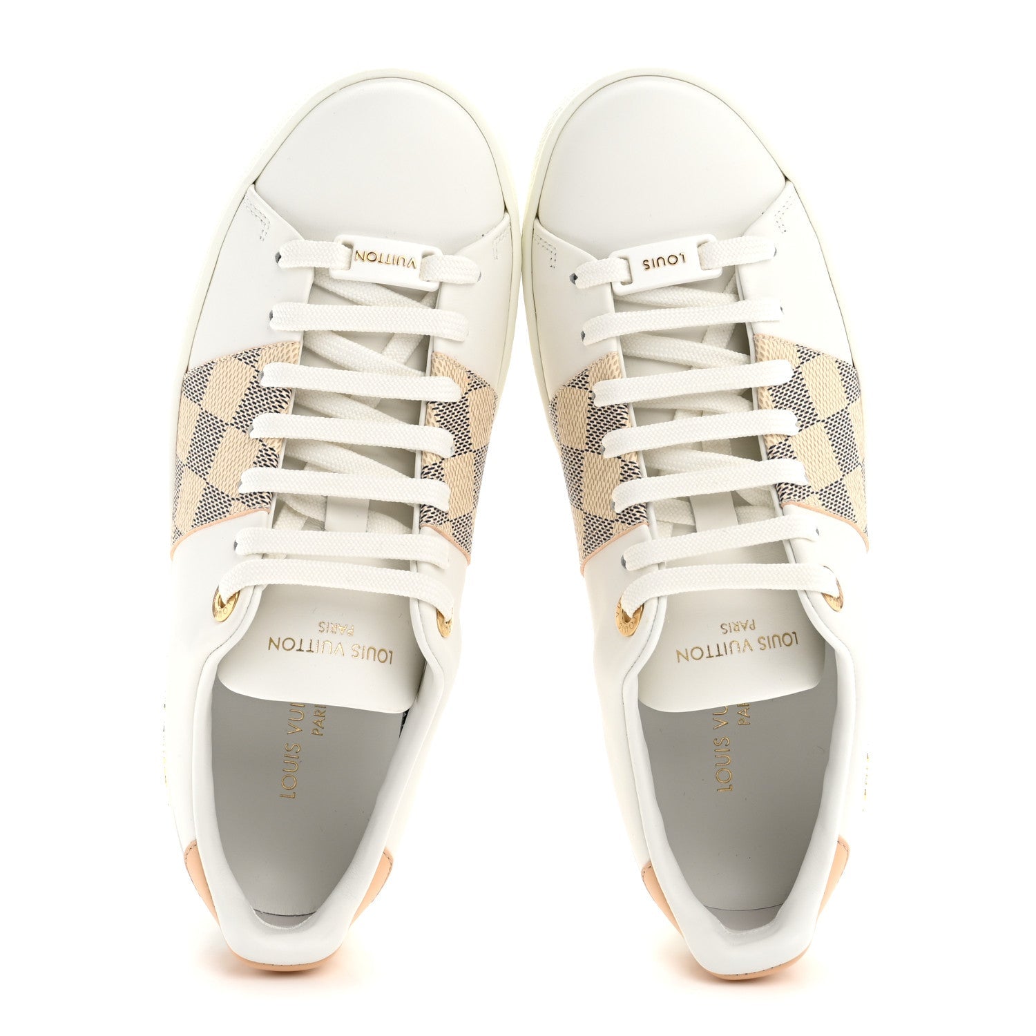 Louis Vuitton Damier Azur Front Row Sneaker 36 White