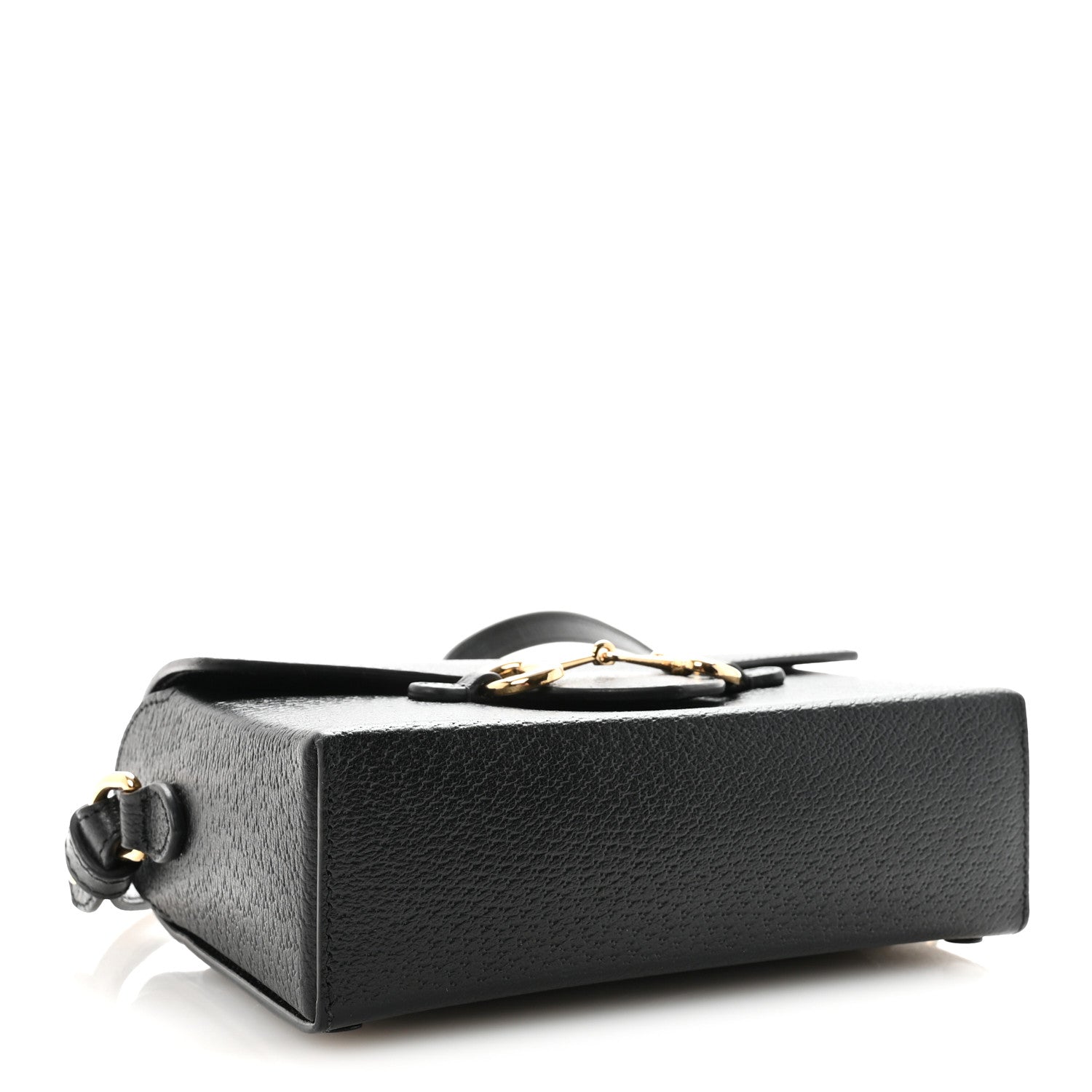 Gucci Calfskin Horsebit 1955 Shoulder Bag Black