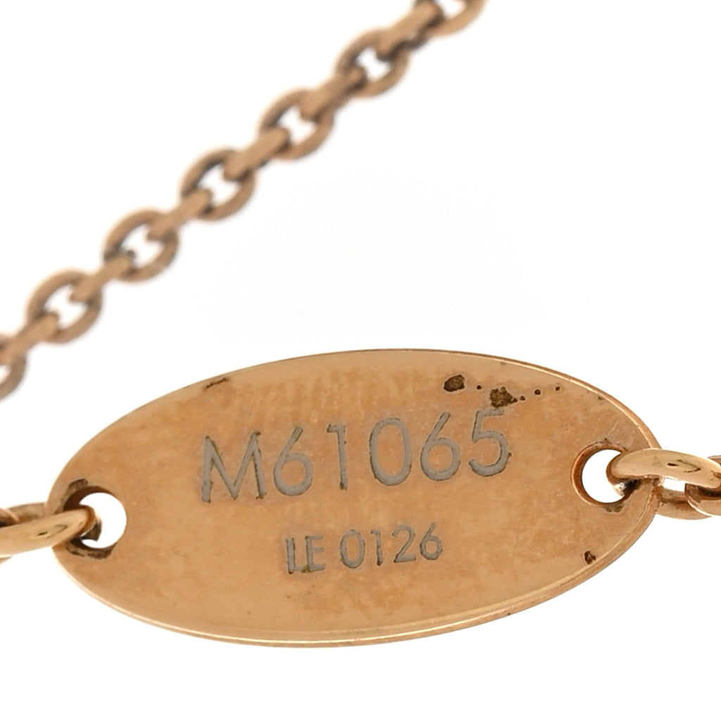 Louis Vuitton LV And Me Letter J Necklace Gold