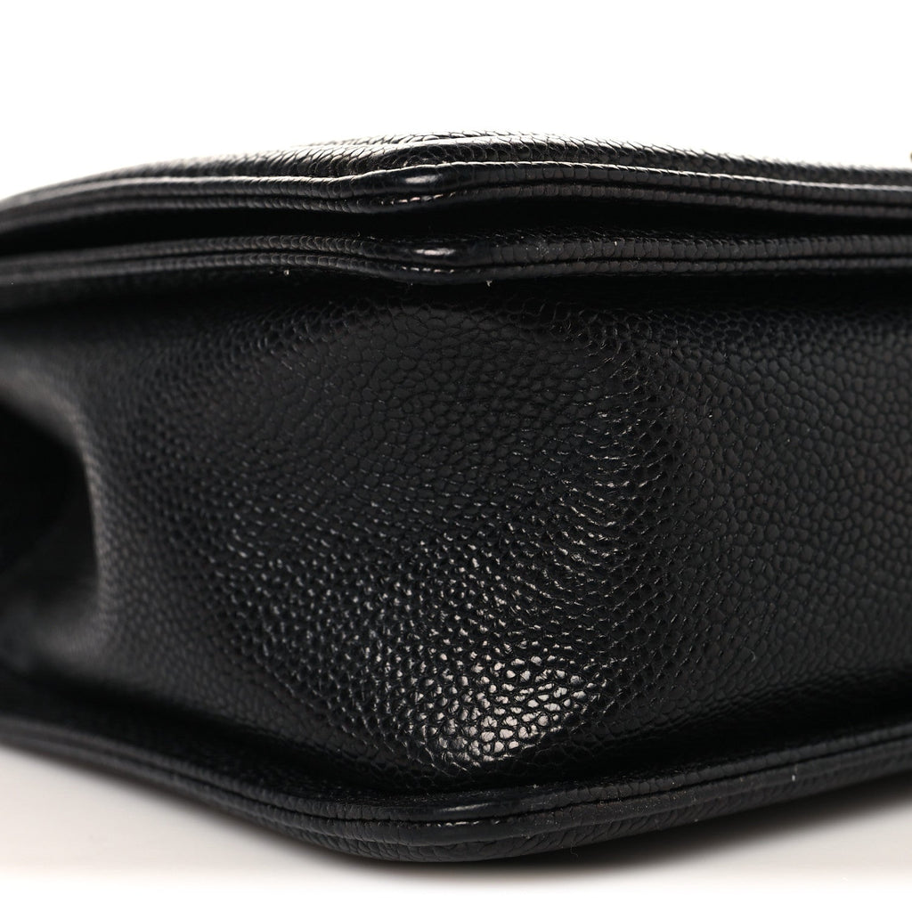 Chanel Caviar Quilted New Medium Boy Flap Black