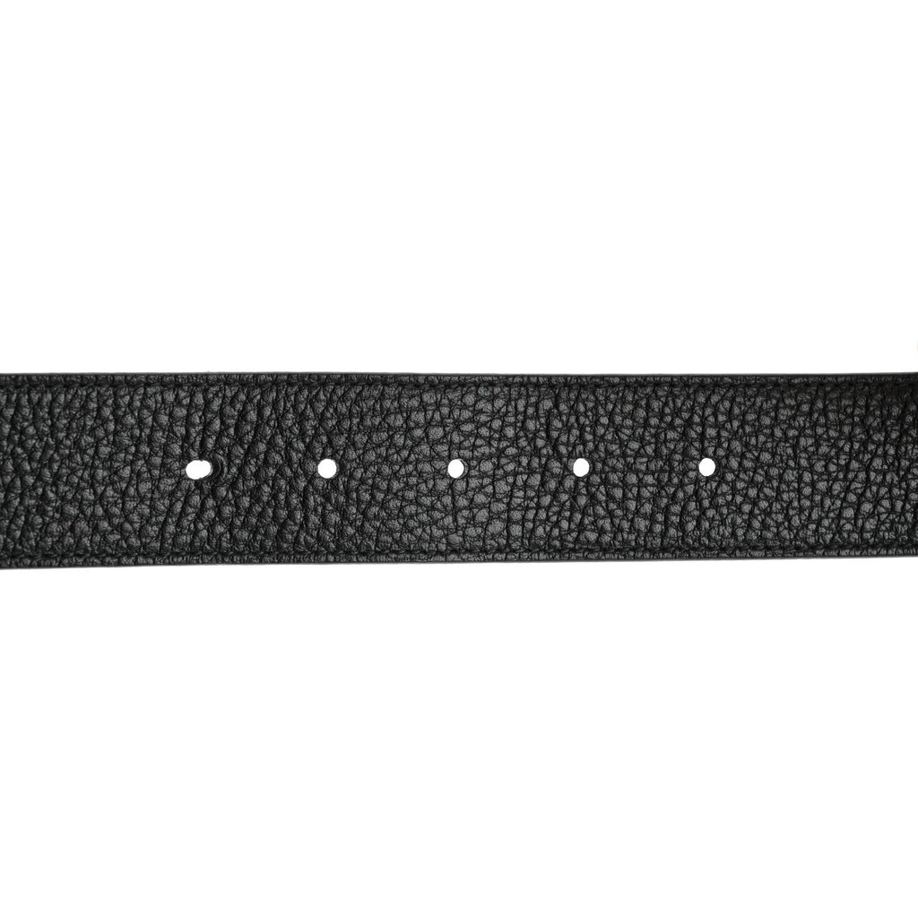 Gucci Calfskin Double G Reversible 37mm Belt 95 38 Black Cocoa