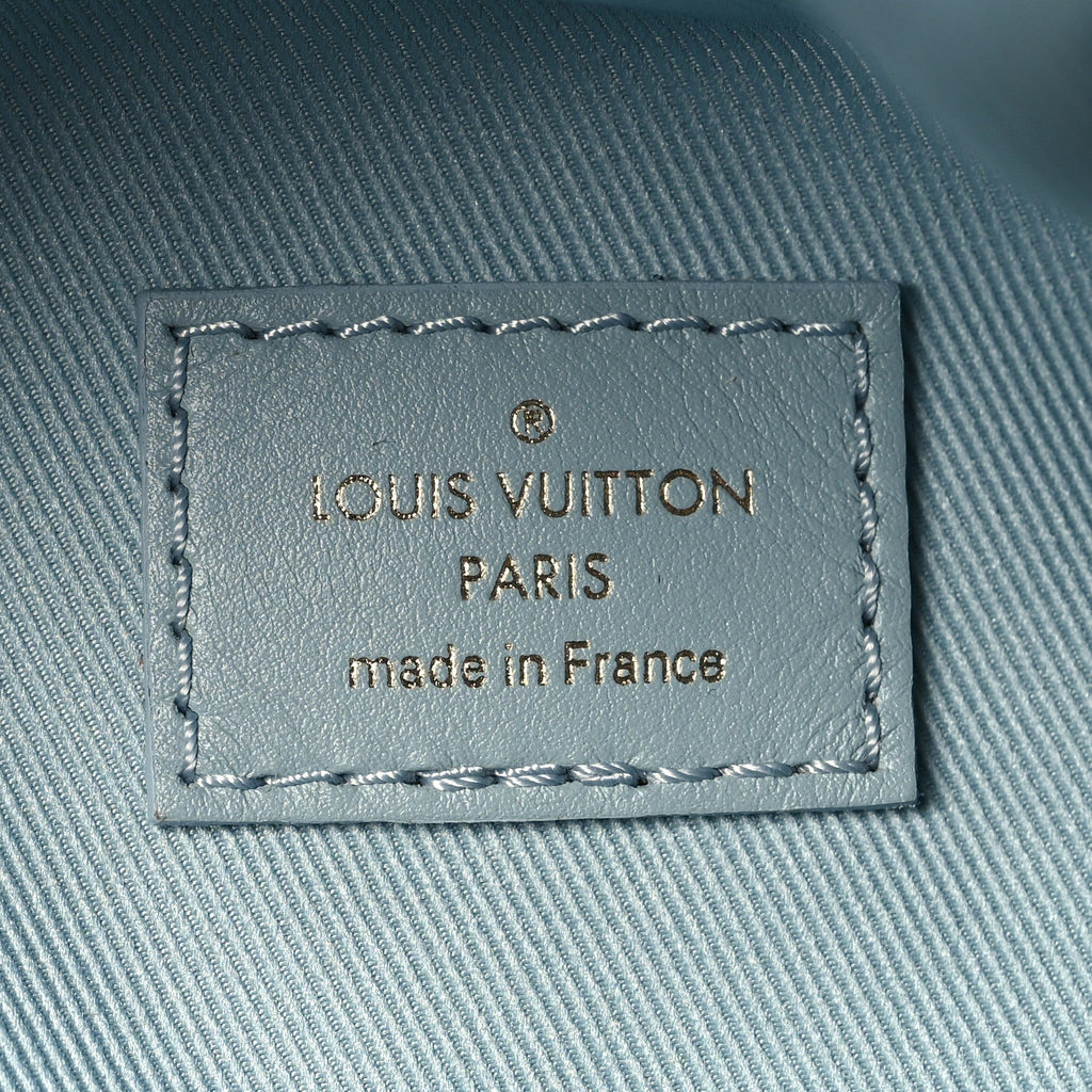 Louis Vuitton Calfskin New Wave Bumbag Porcelain Blue