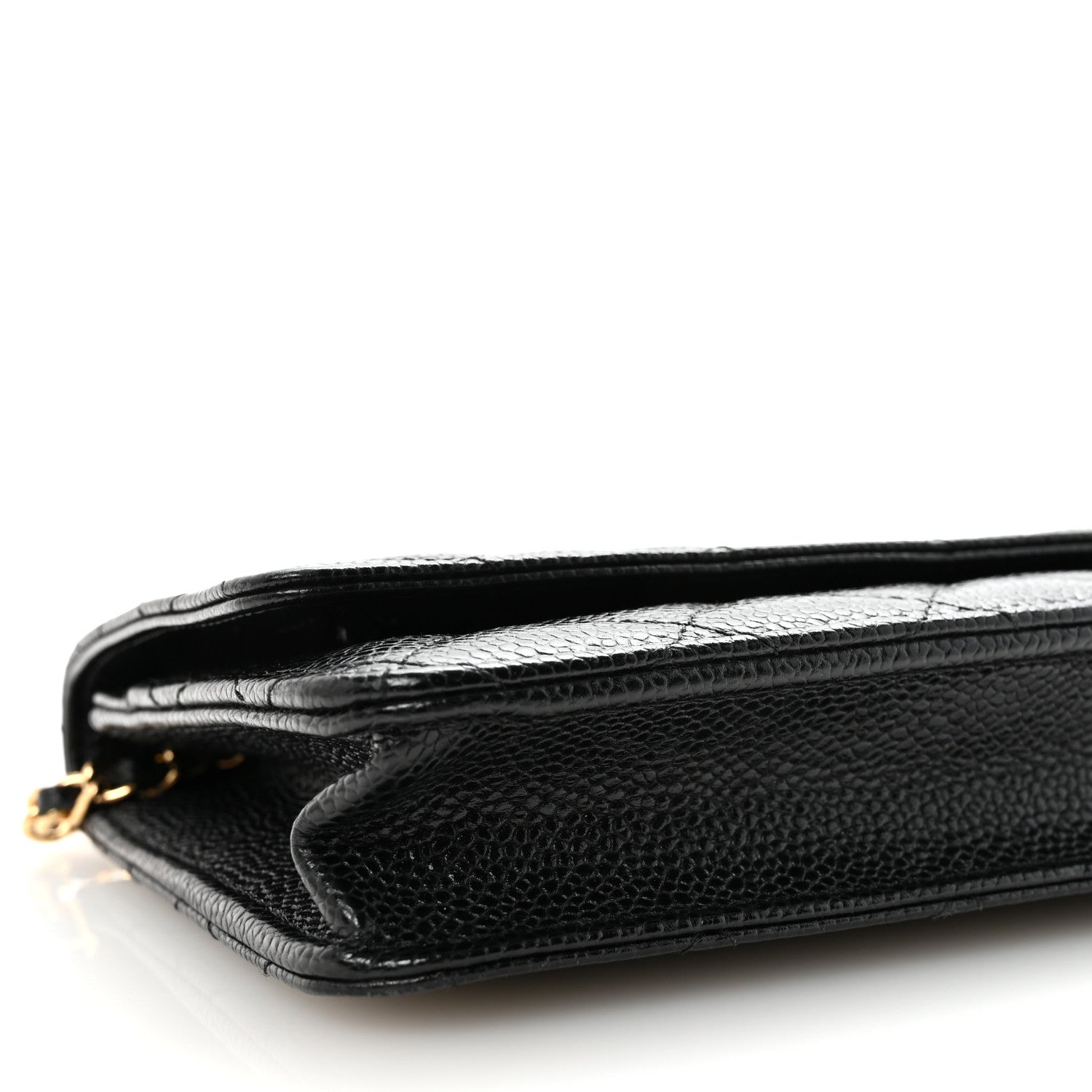 Chanel Caviar Quilted Wallet on Chain WOC Black