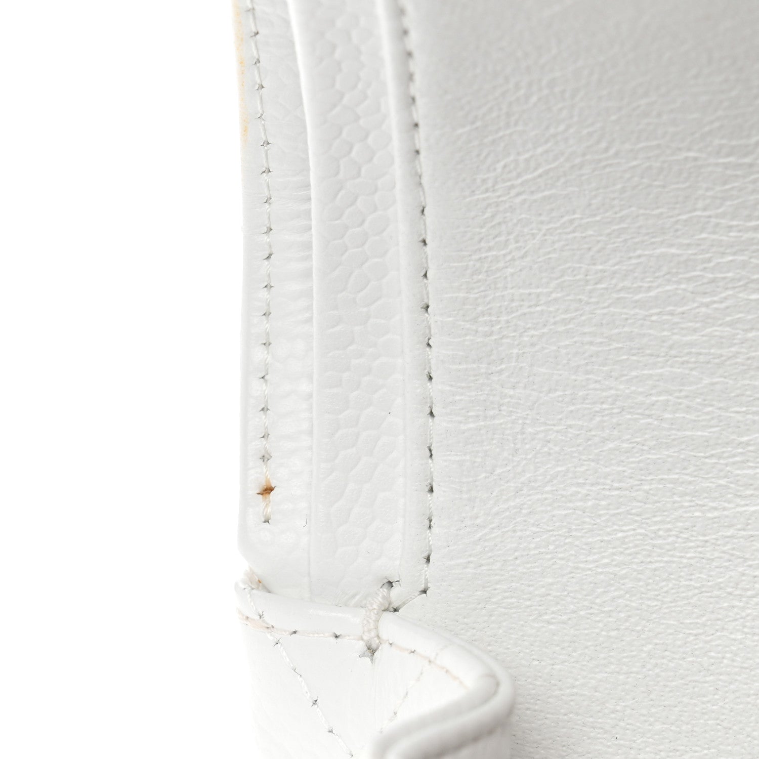 Chanel Caviar Quilted Medium Double Flap White