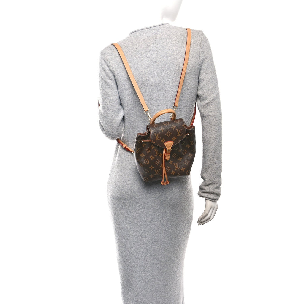 Louis Vuitton Monogram Montsouris BB Backpack Natural