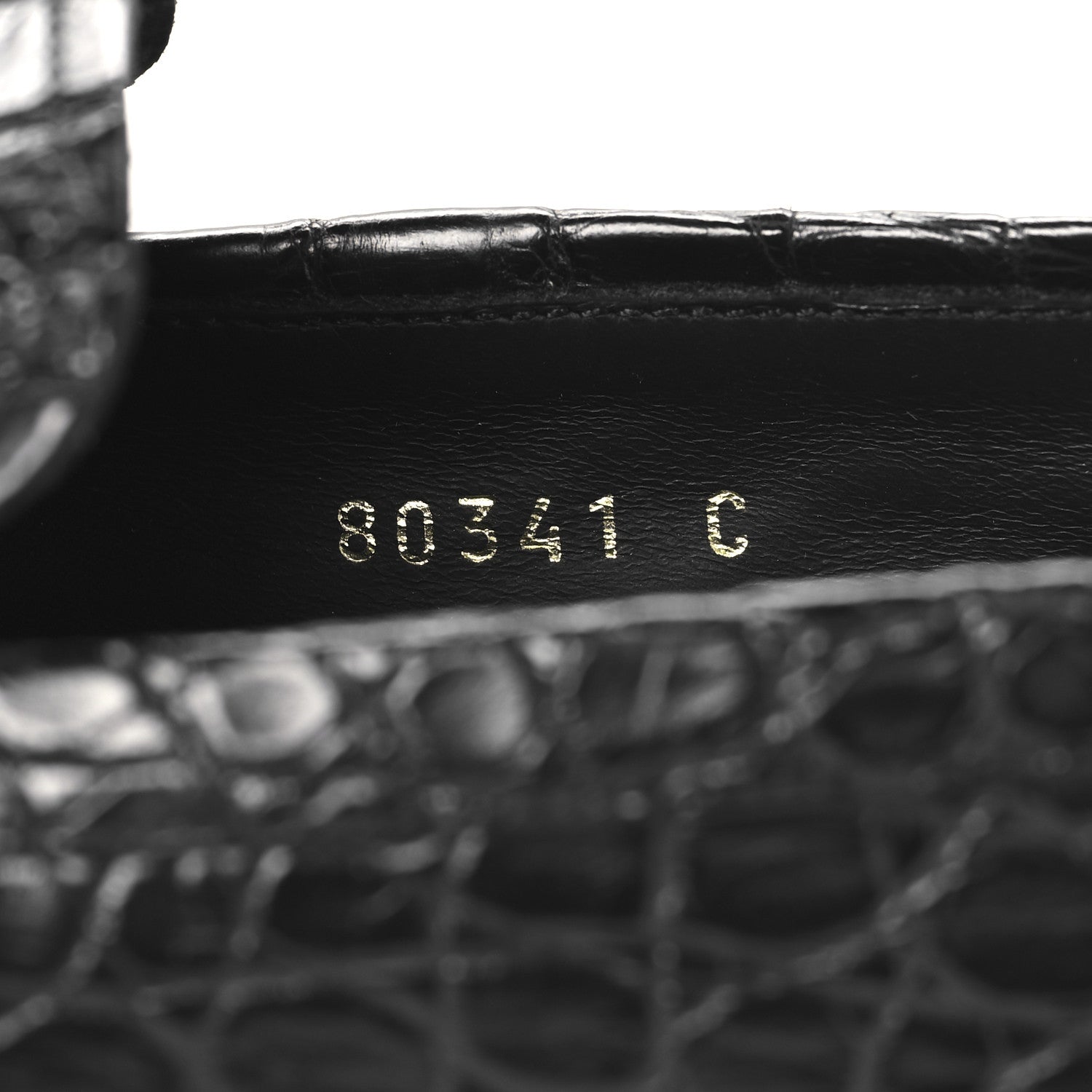 Prada Crocodile Mens Loafers 7 Black