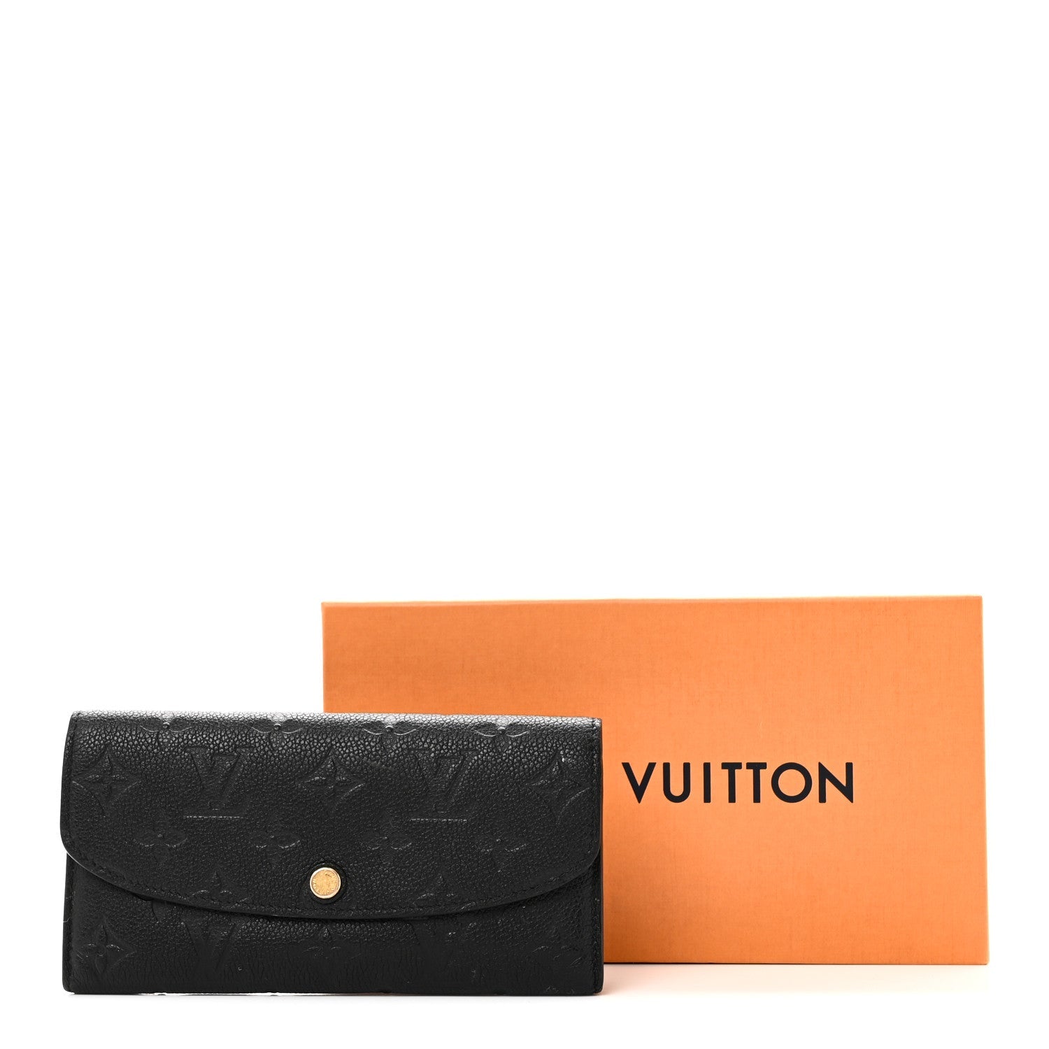 Louis Vuitton Empreinte Emilie Wallet Black Dune