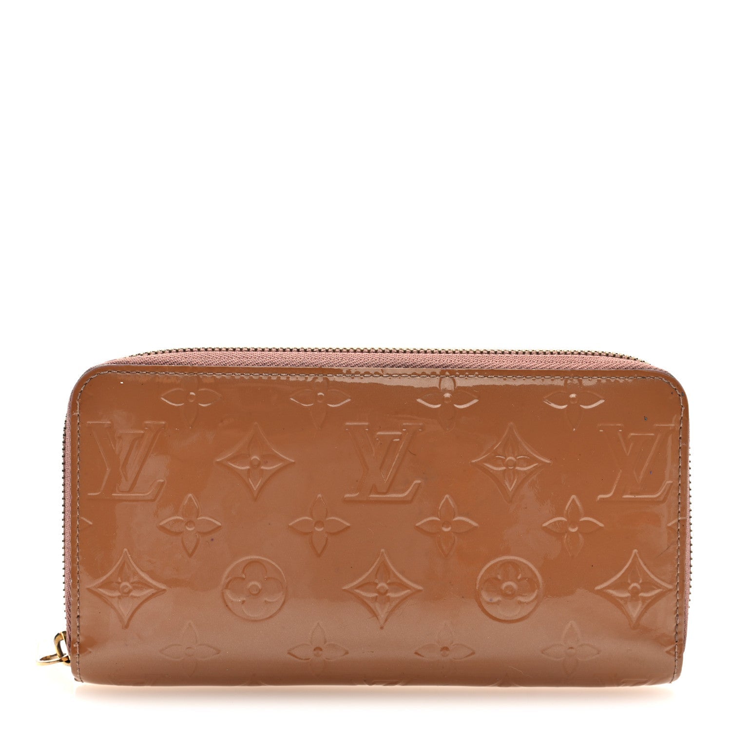 Louis Vuitton Vernis Zippy Wallet Rose Velours