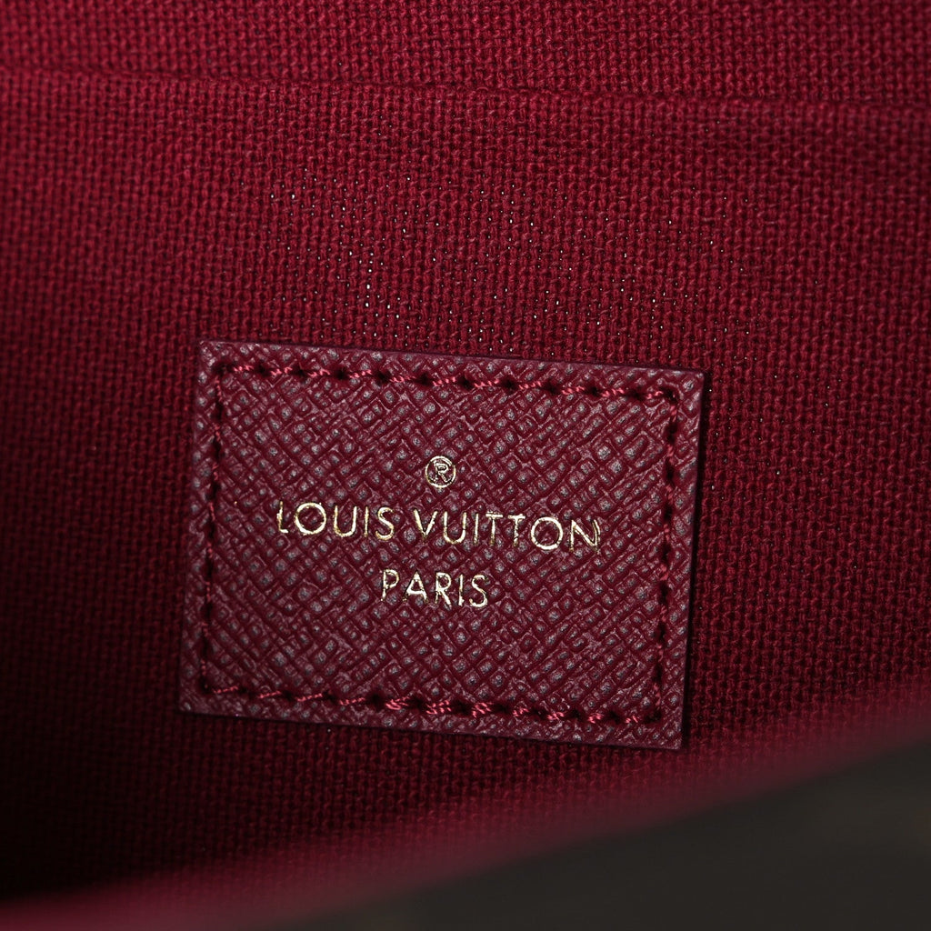 Louis Vuitton Monogram Pochette Felicie Chain Wallet Fuchsia