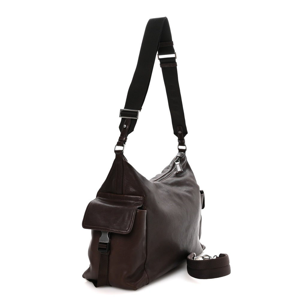 Prada Nappa Explore Shoulder Bag Coffee