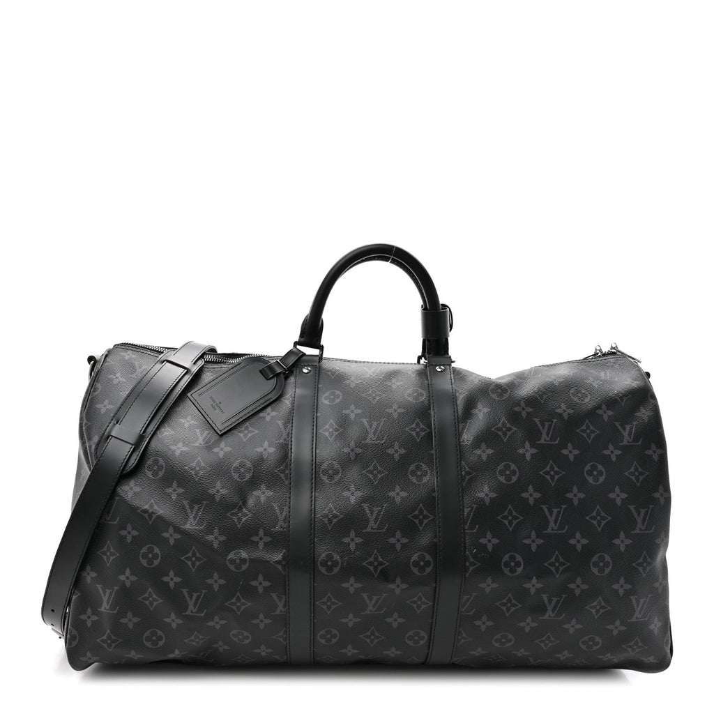 Louis Vuitton Monogram Eclipse Keepall Bandouliere 55