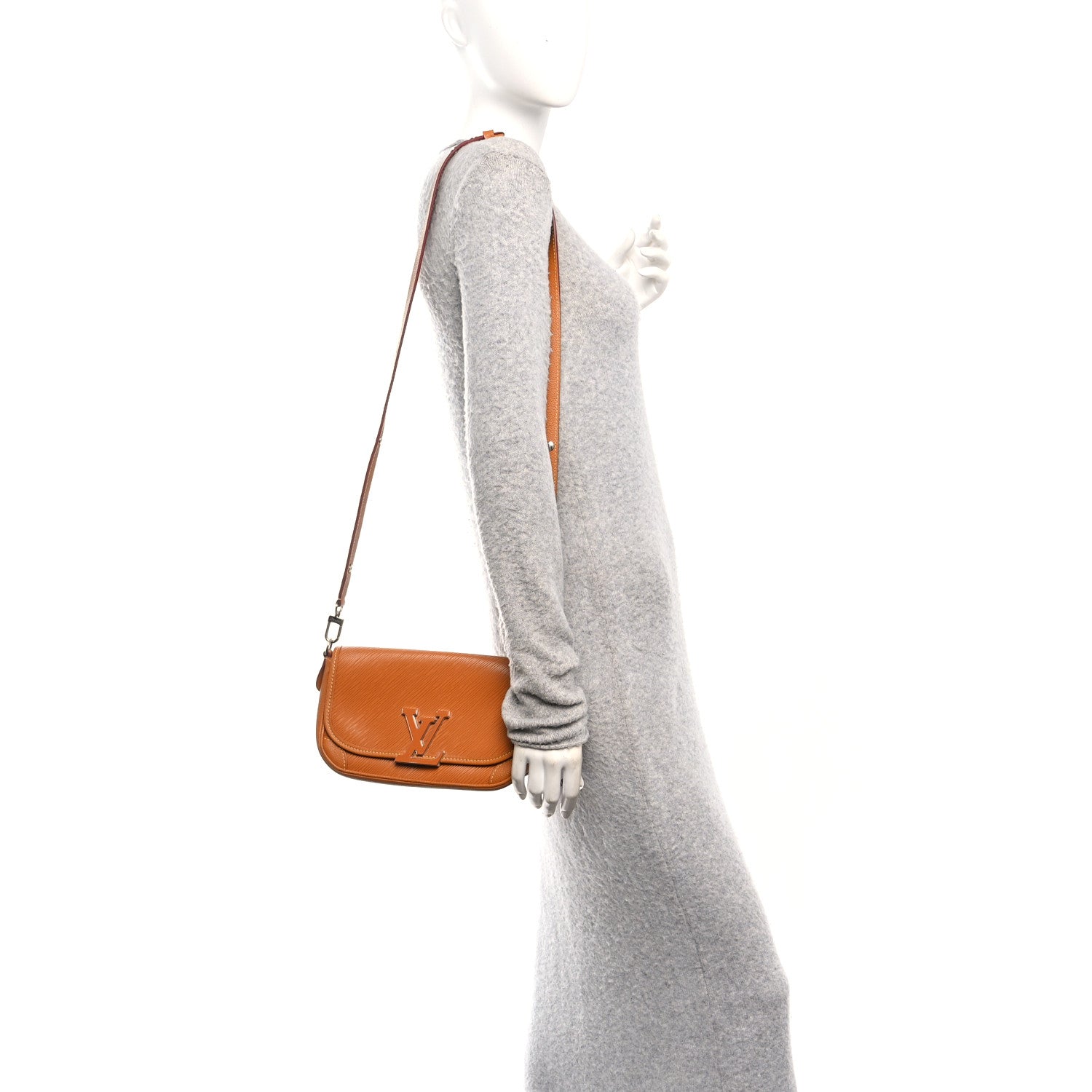 Louis Vuitton Epi Buci Crossbody Gold Honey