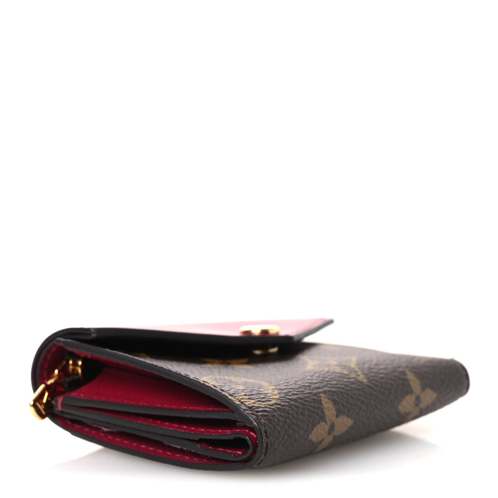Louis Vuitton Monogram Zoe Wallet Fuchsia