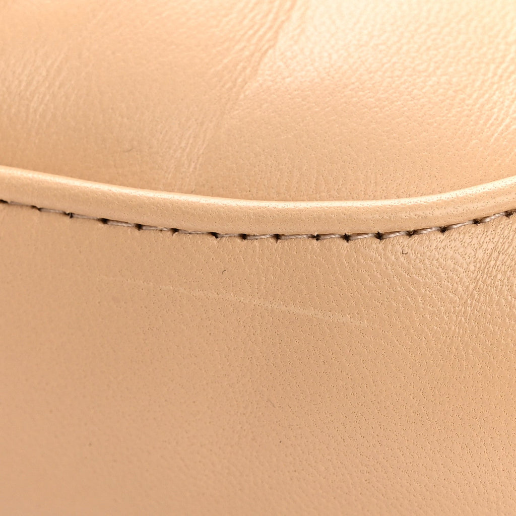 Lambskin Pearl CC Loafers 36 Beige