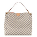 Louis Vuitton Damier Azur Graceful MM Rose Ballerine