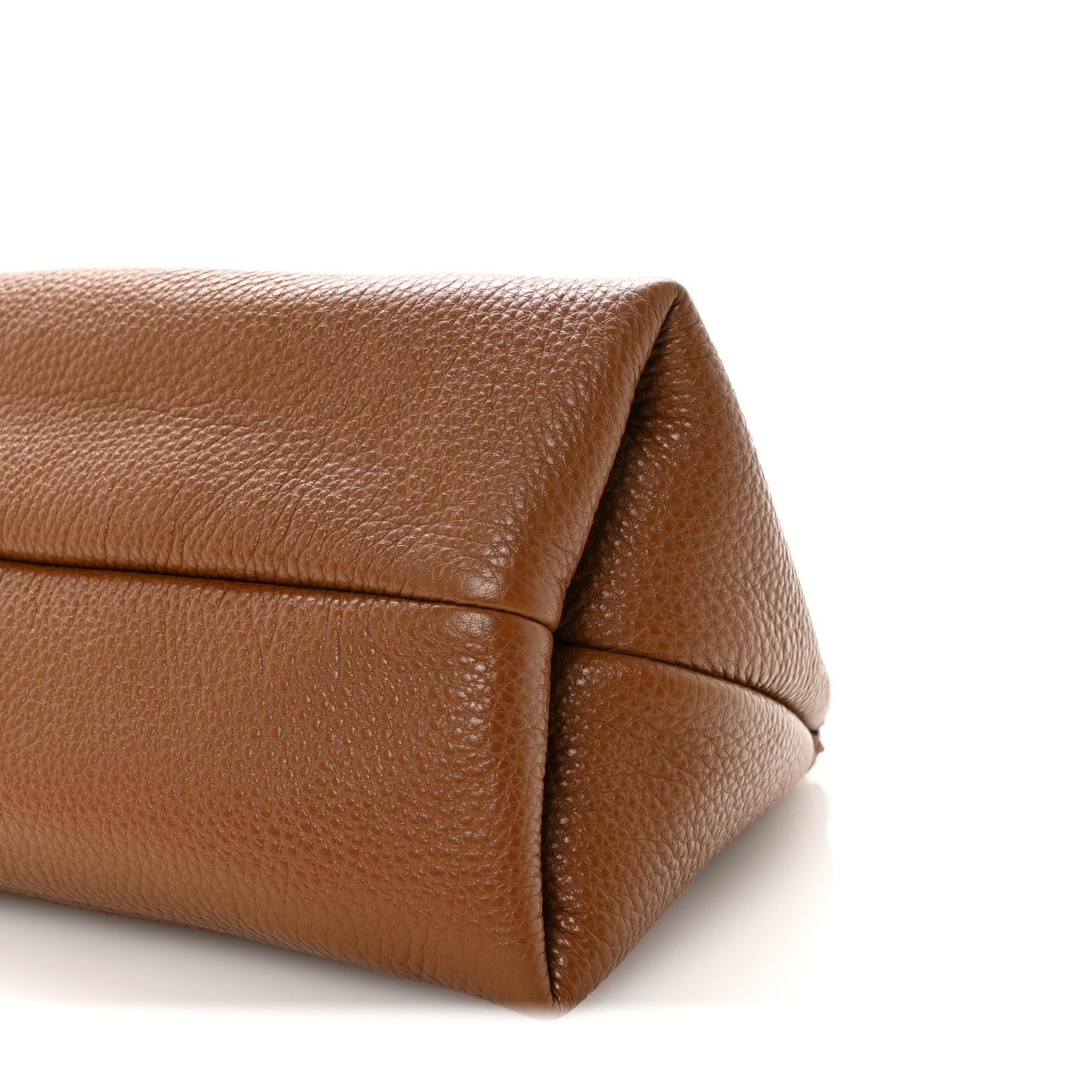Gucci Grained Calfskin Softbit Medium Shoulder Bag Brown