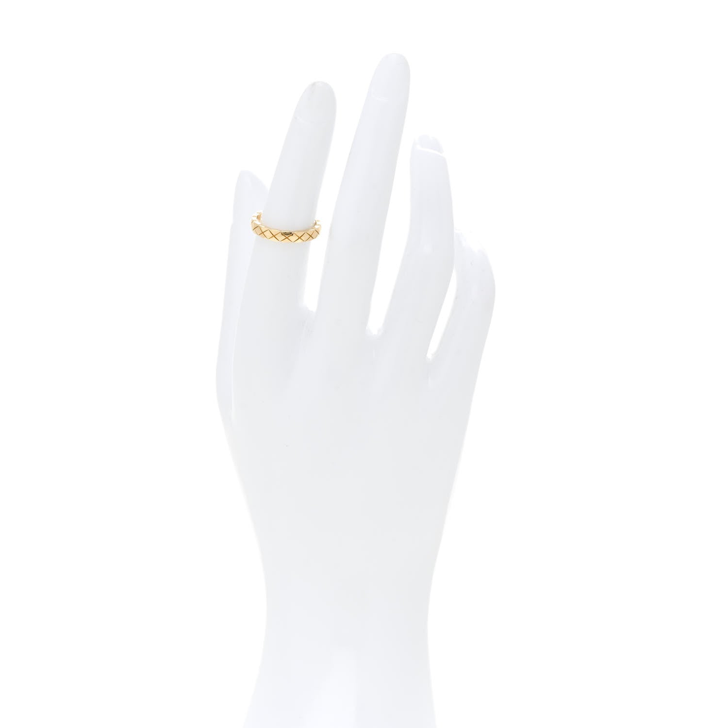 18K Yellow Gold Mini Coco Crush Ring 50 5.25