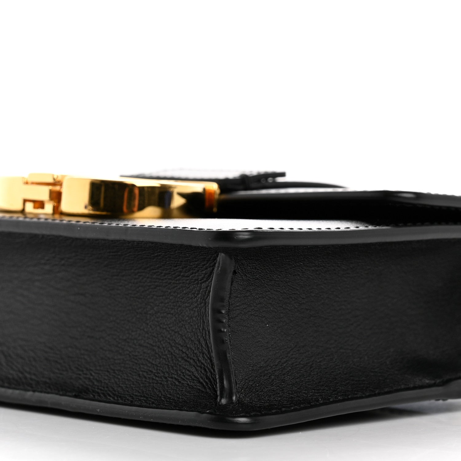 Christian Dior Smooth Calfskin Micro 30 Montaigne Flap Bag Black